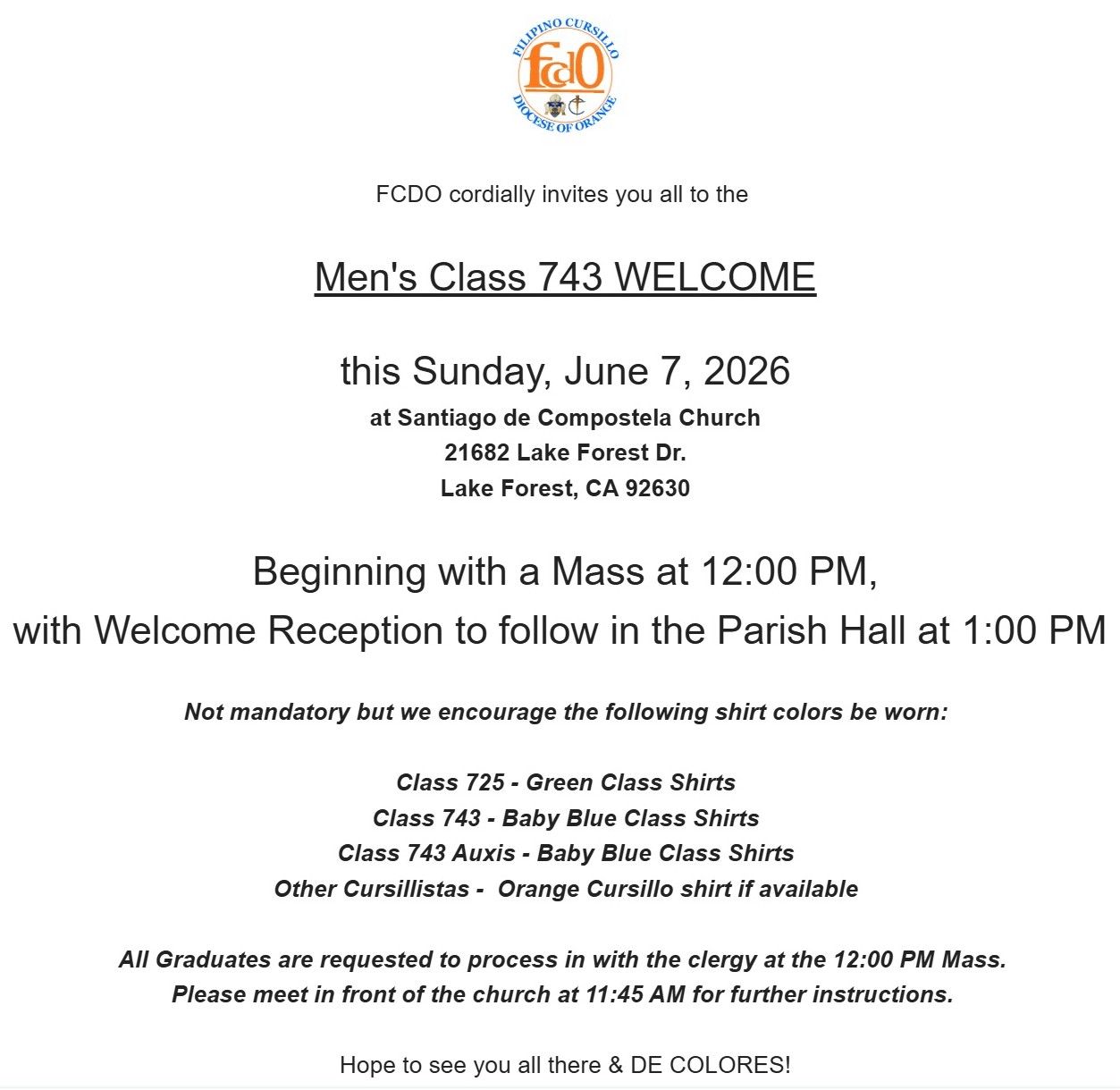 welcome